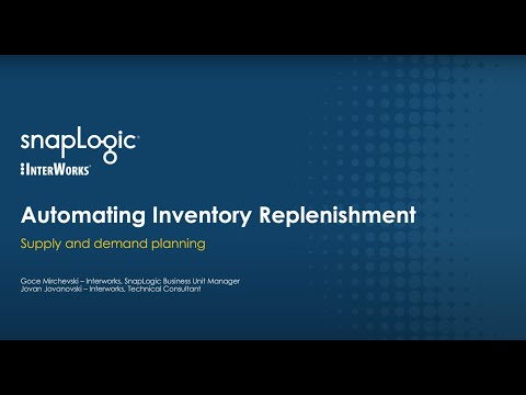Automating an Inventory Replenishment Process with SnapLogic