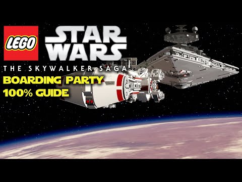 Boarding Party 100% Walkthrough | LEGO Star Wars: The Skywalker Saga Tutorial