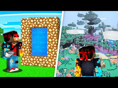 Minecraft, but ADDED PARADISE to the game *UPDATE* (Minecraft)