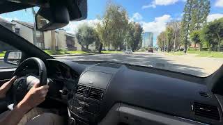39k-Mile 2008 Mercedes-Benz C63 AMG Sedan-Driving POV
