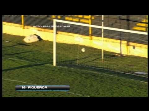 Gol de Figueroa. Alte Brown 2 - Atl. Tucumán. Fecha 40. Torneo Primera B Nacional.