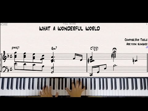 [jazz piano ballad] What a wonderful world