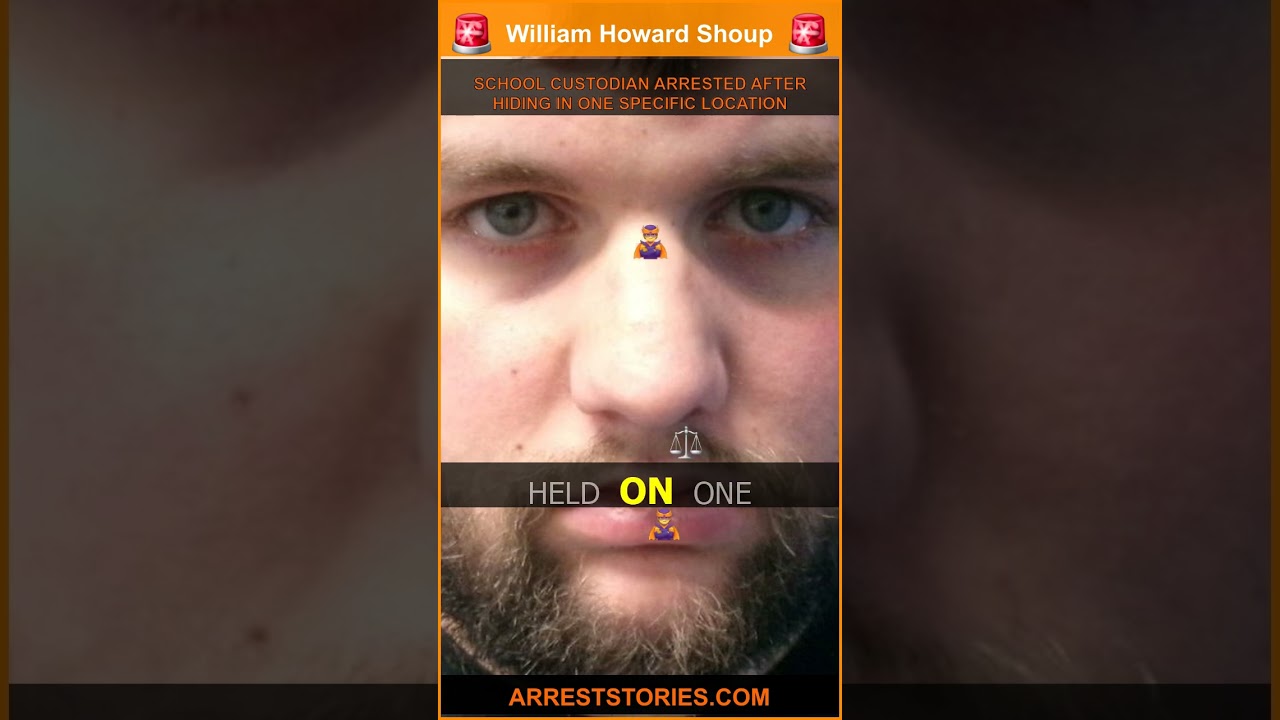 SCHOOL CUSTODIAN ARRESTED AFTER HIDING IN ONE SPECIFIC LOCATION