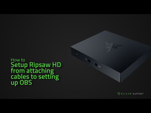 How to set up the Razer Ripsaw HD	