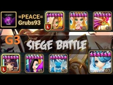 G3 siege Counter Seara Loren Perna =Peace= Vs Teikou Vs Doubt