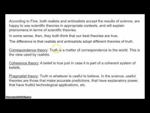 Scientific Realism 9 - The Natural Ontological Attitude