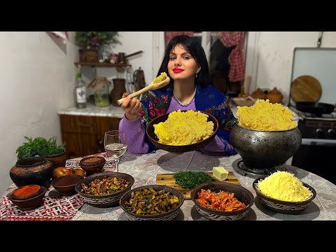 Cooking a Unique Ukrainian Dish - Banosh! Ancient Dish of Ukrainian Villagers