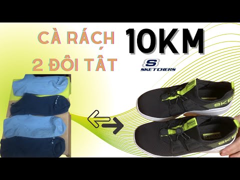 Giày Skechers GoRun Fast percorre 2 quilômetros ou 10 km de distância