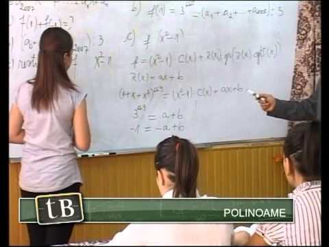 ( telebaconline.blogspot.com ) Matematica - Polinoame by Valeriu Drula