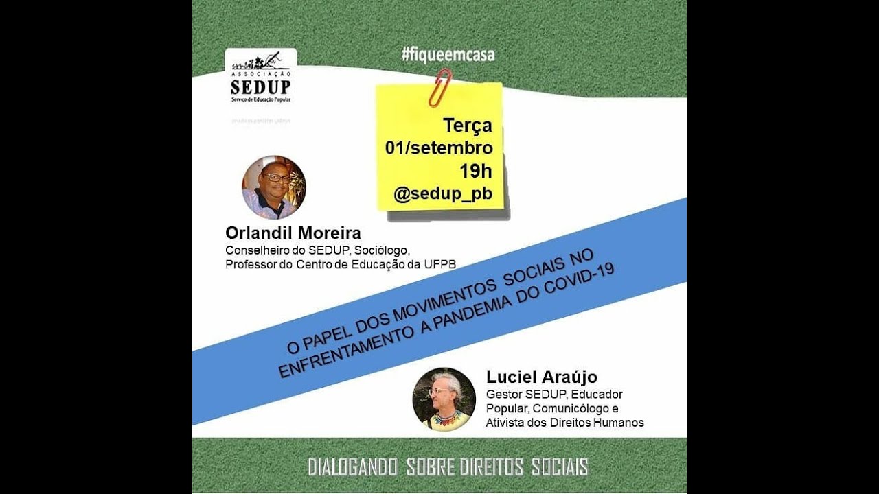 O Papel dos Movimentos Sociais no enfrentamento a pandemia do COVID-19