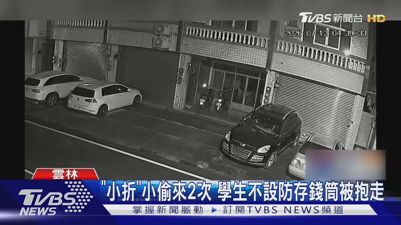 虎尾科大生遭闖空門！小偷騎小折「躲屋內3小時」換裝再來偷