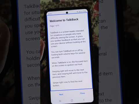 Welcome to talkback samsung | How to turn off talkback in samsung galaxy s20 fe mobile
