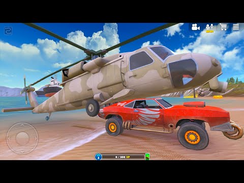 Extreme Rally Car US Army Helicopter and Boats Off-road Driving Simulator - Android Gameplay.