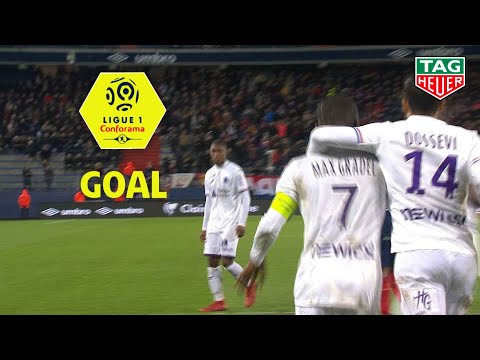 Goal Max-Alain GRADEL (44' pen) / SM Caen - Toulouse FC (2-1) (SMC-TFC) / 2018-19