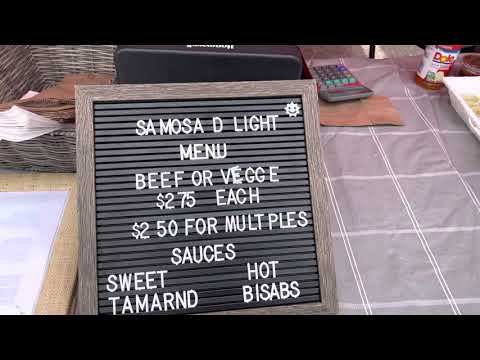 Samosa Delight @ the Black Farmers Market on Eglinton West - Toronto Canada July 4, 2021