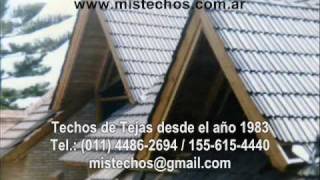 preview picture of video 'Techos de Tejas: www.mistechos.com.ar - Casa Juramento'