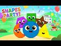 Learn Shapes Colors 1 Hour Of Educational Video For Kids Shapes Party BabyFirst TV