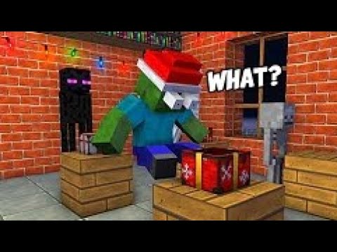 Monster School : UNBOXING CHRISTMAS PRESENTS 2020 CHALLENGE NEW EPISODE - Minecraft Animation