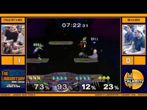 S@LT #46 | Brog & Mk.II vs CtrlAltDefeat & Widl - Losers Semi Finals - Melee Doubles