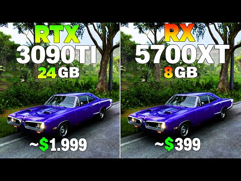 RTX 3090 Tİ vs RX 5700 XT - Test in 8 Games