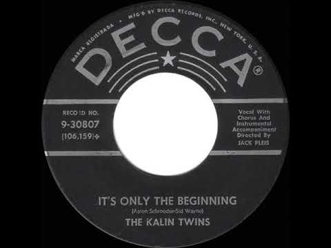 1959 HITS ARCHIVE: It’s Only The Beginning - Kalin Twins
