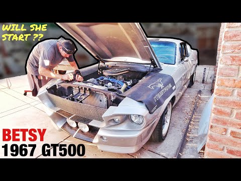 Trying to Start her!!  1967 Shelby GT500 Project BETSY Mustang Fastback/ Fixing SHADY SHOP work