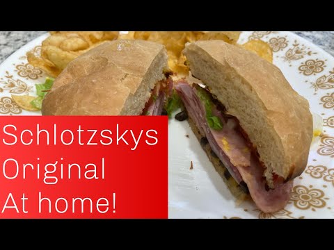 Copycat Schlotzskys Original sandwich at home!