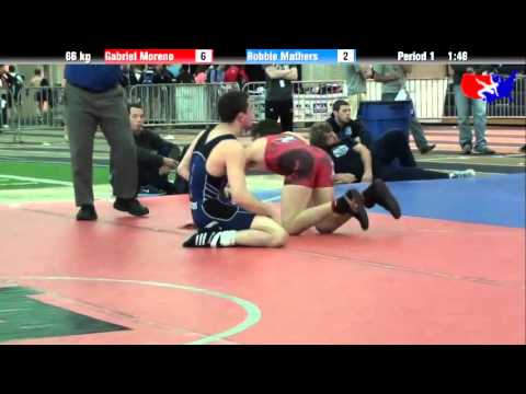 Gabriel Moreno vs. Robbie Mathers at 2013 ASICS University Nationals - FS