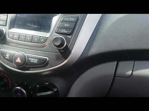 2016 Hyundai Accent How to replace Cabin Air Filter