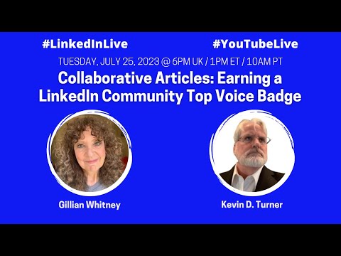 Earn a LinkedIn Top Voice Badge: How to & Why w - YouTube