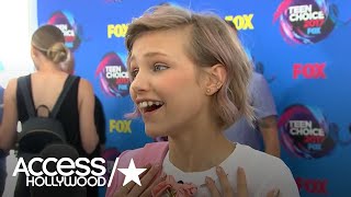 Grace VanderWaal Fangirls Over PatrickStarrr On The Teen Choice Awards Red Carpet
