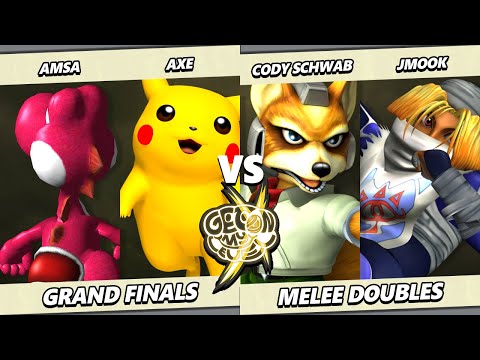 GOML X GRAND FINALS - Axe & aMSa Vs. Cody Schwab & Jmook - Smash Melee - SSBM