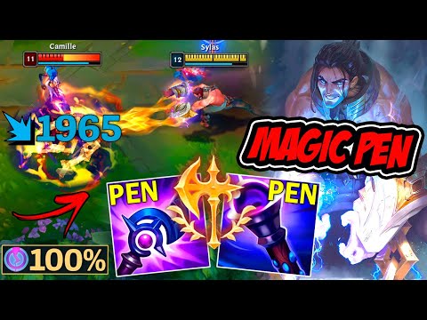 SYLAS DANO VERDADEIRO 100% DE PENETRAÇÃO MÁGICA NO TOP !! - LEAGUE OF LEGENDS
