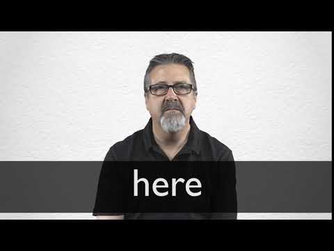 How to pronounce HERE in British English