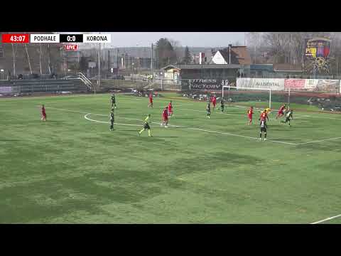 Skrót meczu NKP Podhale Nowy Targ - Korona II Kielce (2:1) z dnia 4.03.2023