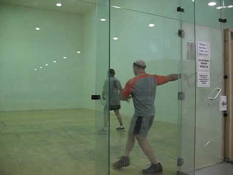 Only Court in Iraq - Racquetball - Angel vs Mike 14