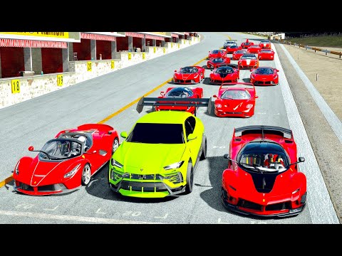 Lamborghini Urus GTR vs Ferrari Hypercars at Monza GP