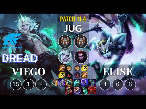 AF Dread Viego vs Elise Jungle - KR Patch 11.4