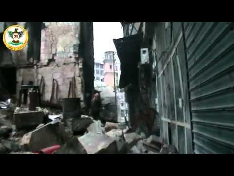 اشتباكات بين كتائب القوة 21  وقوات النظام في السبع بحرات