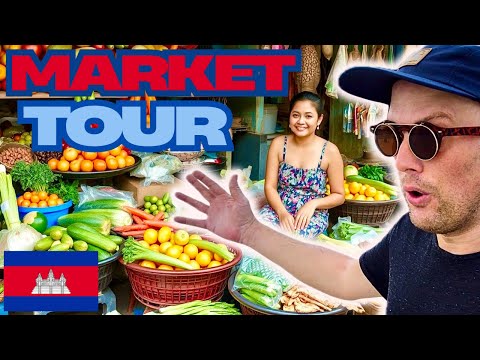 Kampot Street Market Tour - Would You Shop Here? Samaki Market 