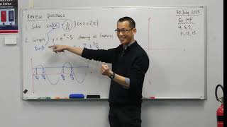 Y12 Review Questions (Trigonometric equation & exponential graph)