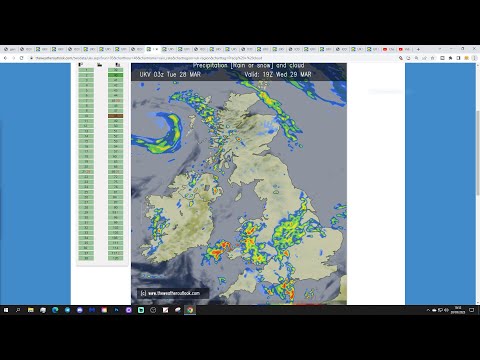 UK Weather Forecast: More Wet Weather From The West (Wednesday 29th March 2023)