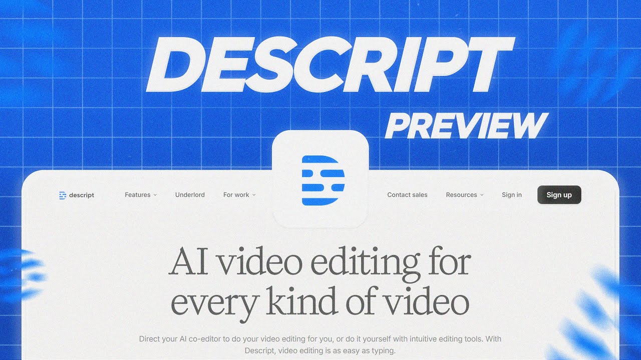 Descript AI Review 2025: Edit Videos Like a Word Document! (Full Tutorial + Demo) video thumbnail