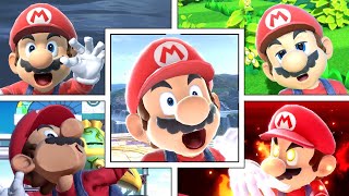 Mario&#39;s FUNNY ANIMATIONS in Smash Bros Ultimate (Drowning, Dizzy, Star KO, &amp; More!)