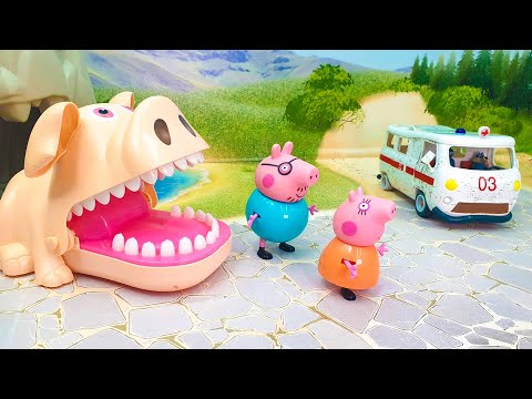 Видео для детей с игрушками Пеппа - Огромная хрюха Самые новые мультфильмы.