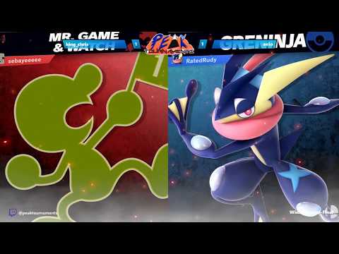 Winners Semi-Final Sebayee (Game & Watch) vs RatedRudy (Greninja) (Peak 11-22-19)