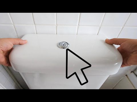 HOW TO REMOVE CISTERN LID dual flush button