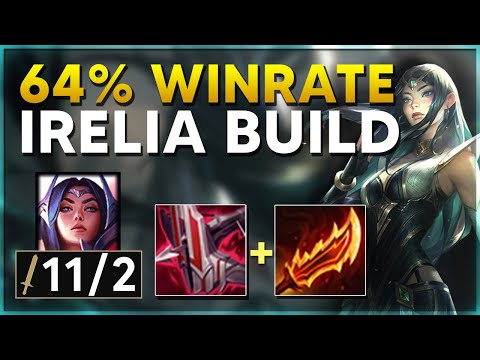 *BROKEN* THIS NEW 64% WINRATE REWORKED IRELIA BUILD IS INSANE!