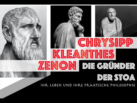 Die Gründer der Stoa: Zenon, Kleanthes, Chrysipp. Die ersten Stoiker.