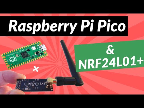 YouTube Thumbnail for Raspberry Pi Pico and the nRF24L01 radio module, how to get this working with MicroPython